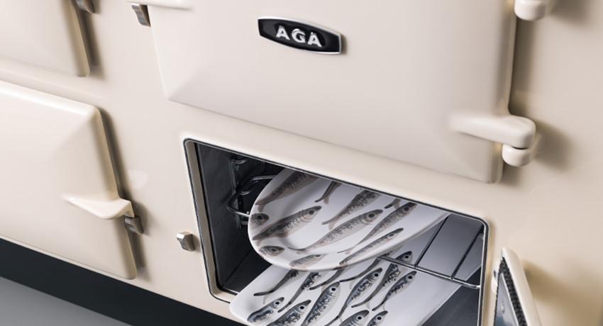AGA warmhoudoven, ideaal voor het warmhouden van borden